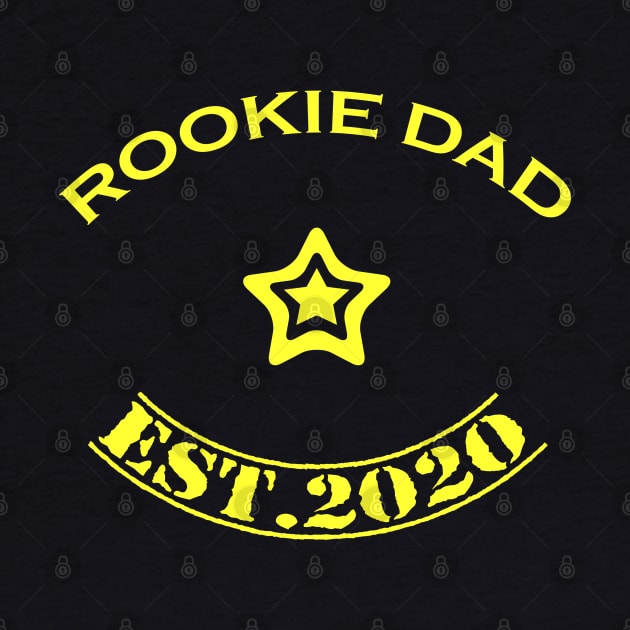 Rookie dad yellow by Teeject